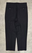 画像3: BROOKS BROTHERS ツータック ウールパンツ ダークネイビー/ピンストライプ (VINTAGE)