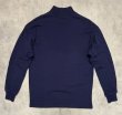 画像4: 80'S LL Bean モックネック 長袖 Tシャツ ネイビー USA製 (VINTAGE)