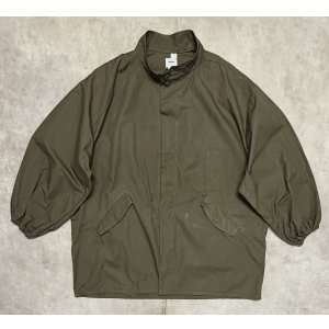 画像: ODDMENT "BIG TACTICAL SHIRT" 解体再構築 リップストップ ハーフコート カーキ (REMAKE)