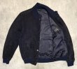 画像3: ZANELLA ヌバックレザー バルスタージャケット ダークネイビー (VINTAGE)