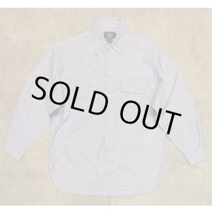 画像: 90'S RRL 初期 三ツ星タグ 5ボタン マチ付き オックスフォードシャツ ブルー (VINTAGE)