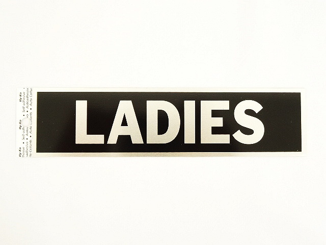 画像: USA製 メタルサインプレートステッカー LADIES 「Accessorie」 入荷しました。