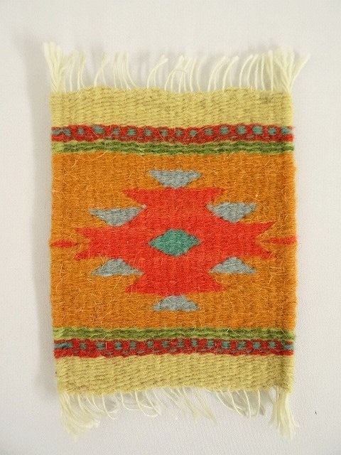 画像: Hand Woven Rug Coaster 「Antique Goods」 入荷しました。