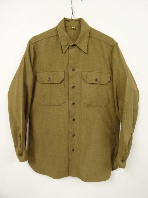 画像: アメリカ軍 US ARMY ウールシャツ (40'S VINTAGE) 「L/S Shirt」 入荷しました。