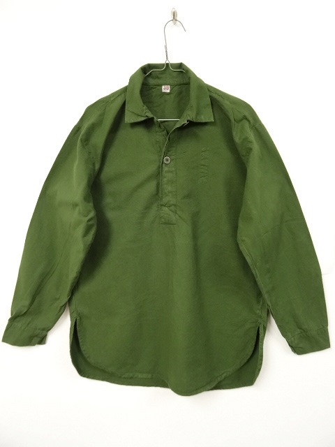 画像: スウェーデン軍 M55 ミリタリーシャツ (USED) 「L/S Shirt」 入荷しました。