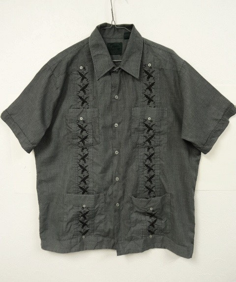 画像: キューバシャツ 後染めブラック (VINTAGE) 「S/S Shirt」 入荷しました。