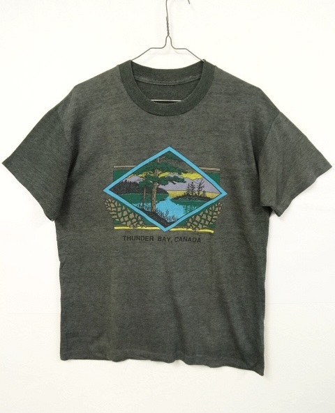 画像: USA製 プリント Tシャツ 綿ポリ (VINTAGE) 「T-Shirt」 入荷しました。