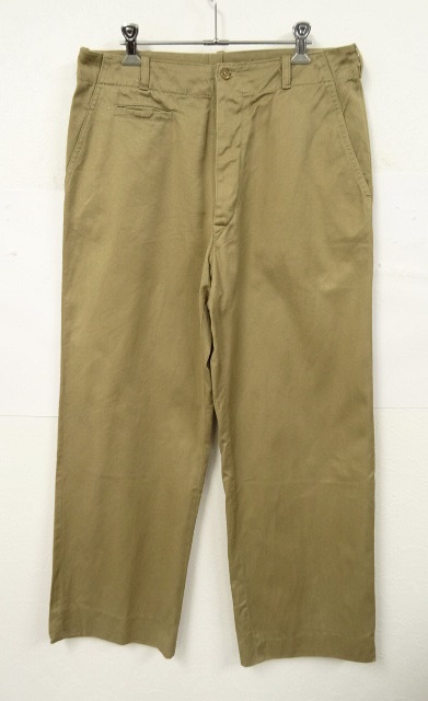 画像: 80'S ギリシャ軍 チノパンツ (VINTAGE) 「Bottoms」 入荷しました。