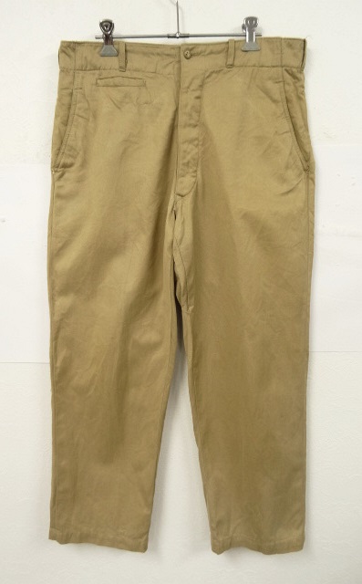 画像: 80'S ギリシャ軍 チノパンツ (VINTAGE) 「Bottoms」 入荷しました。