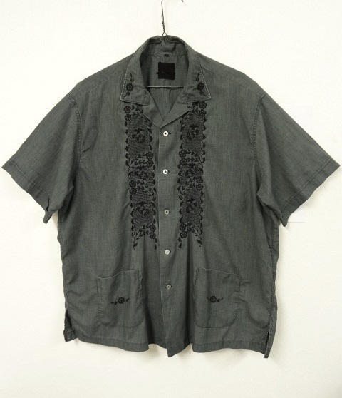 画像: キューバシャツ 後染めブラック (VINTAGE) 「S/S Shirt」 入荷しました。