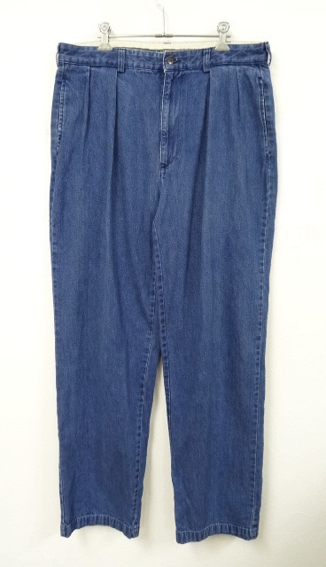 画像: 90'S ラルフローレン ツープリーツ デニムパンツ (VINTAGE) 「Bottoms」 入荷しました。