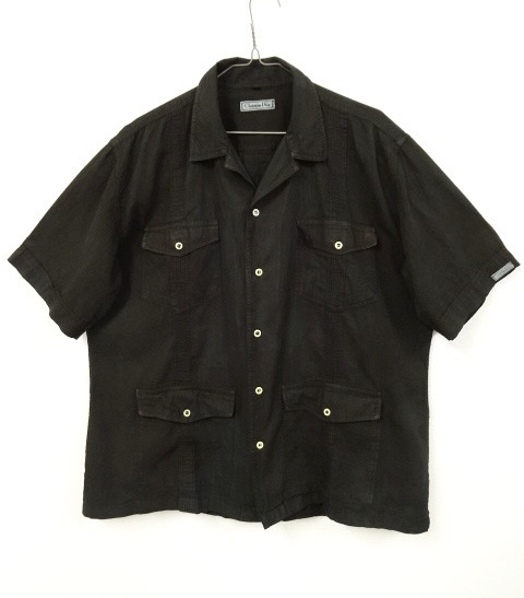 画像: Christian Dior キューバシャツ 後染めブラック (VINTAGE) 「S/S Shirt」 入荷しました。
