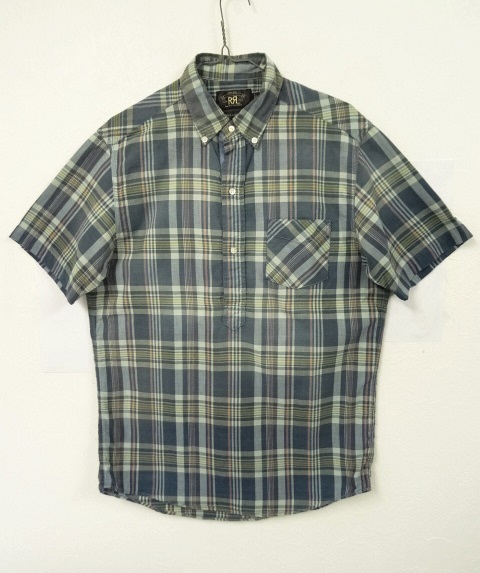 画像: RRL マドラスチェック 半袖シャツ (USED) 「S/S Shirt」 入荷しました。