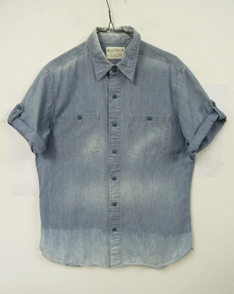 画像: RRL シャンブレー 半袖シャツ (USED) 「S/S Shirt」 入荷しました。