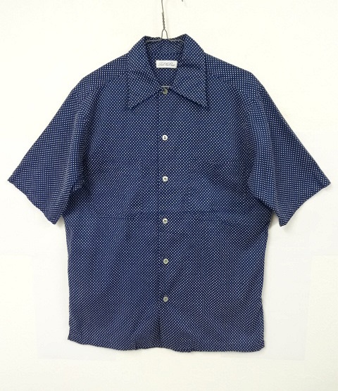画像: ポルカドット刺繍 半袖 ボックスシャツ (VINTAGE) 「S/S Shirt」 入荷しました。
