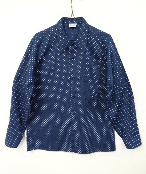 画像: ポルカドットプリント 長袖 ボックスシャツ (VINTAGE) 「L/S Shirt」 入荷しました。