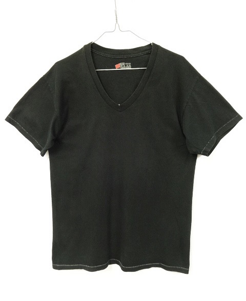 画像: HANES Vネック Tシャツ 後染め (USED) 「T-Shirt」 入荷しました。