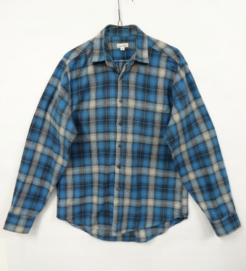 画像: STEVEN ALAN リバースシーム オンブレチェック シャツ USA製 (USED) 「L/S Shirt」 入荷しました。
