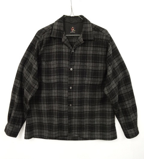 画像: 60'S BVD オープンカラー ウールシャツ (VINTAGE) 「L/S Shirt」 入荷しました。