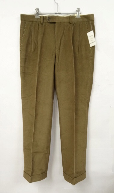 画像: LAUREN RALPH LAUREN ツープリーツ コーデュロイパンツ TAN (NEW) 「Bottoms」 入荷しました。