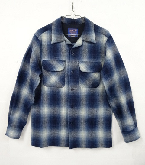 画像: PENDLETON オープンカラー ウールシャツ オンブレチェック (USED) 「L/S Shirt」 入荷しました。