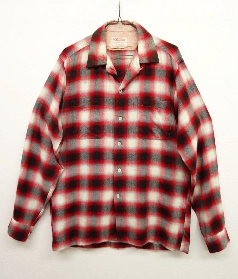 画像: 50'S GAME & LAKE オープンカラーシャツ オンブレチェック (VINTAGE) 「L/S Shirt」 入荷しました。