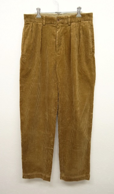 画像: 90'S RALPH LAUREN ツープリーツ 太畝 コーデュロイパンツ (USED) 「Bottoms」 入荷しました。