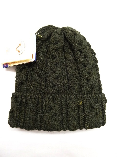 画像: HIGHLAND 2000 ケーブル編み ニットキャップ DK GREEN イギリス製 (NEW) 「Cap」 入荷しました。
