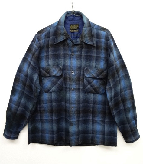 画像: 60'S SEARS オープンカラーシャツ オンブレチェック (VINTAGE) 「L/S SHirt」 入荷しました。