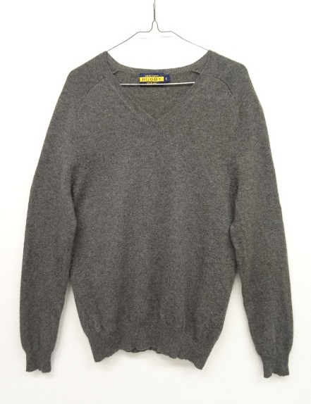 画像: RUGBY カシミア100% Vネック セーター (USED) 「Knit」 入荷しました。