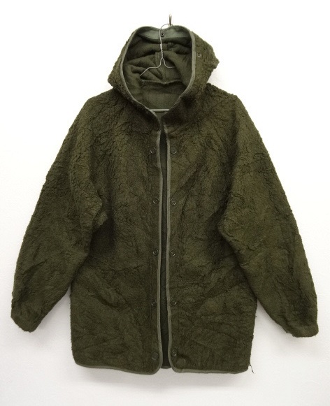 画像: 90'S フランス軍 ボアフリース フード付き ライナージャケット (VINTAGE) 「Jacket」 入荷しました。