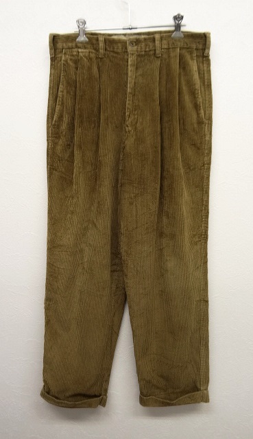 画像: 90'S DOCKERS KHAKI ツープリーツ 太畝 コーデュロイパンツ (USED) 「Bottoms」 入荷しました。