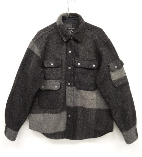 画像: Engineered Garments x Woolrich "CPO SHIRT" チャコール２トーン USA製 (NEW) 「L/S Shirt」 入荷しました。