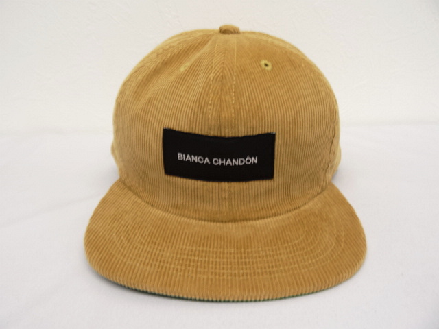 画像: BIANCA CHANDON コーデュロイ ロゴキャップ TAN USA製 (NEW) 「Cap」 入荷しました。