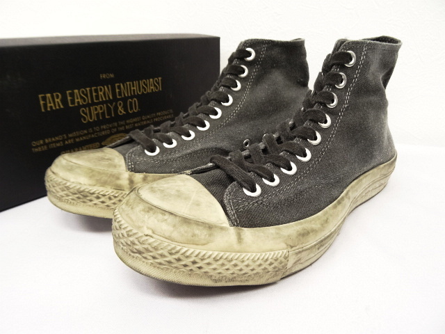 画像: FAR EASTERN ENTHUSIAST "J.E.HI" キャンバス スニーカー SULFUR BLACK (NEW) 「Shoes」 入荷しました。