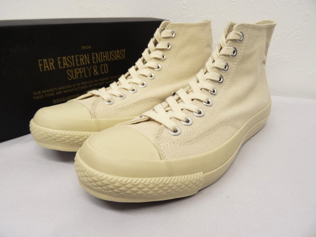 画像: FAR EASTERN ENTHUSIAST "J.E.HI" キャンバス スニーカー WHITE (NEW) 「Shoes」 入荷しました。