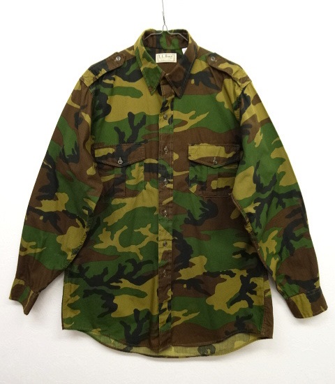 画像: 80'S L.L.Bean ミリタリーシャツ カモ USA製 (VINTAGE) 「L/S Shirt」 入荷しました。