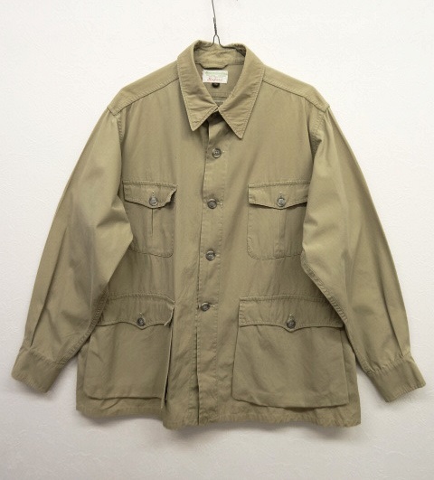 60'S ABERCROMBIE & FITCH サファリジャケット (VINTAGE) 「Jacket