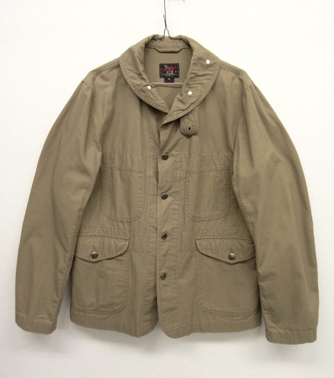 画像: WOOLRICH WOOLEN MILLS リップストップコットン ショールカラー ジャケット USA製 (USED) 「Jacket」 入荷しました。