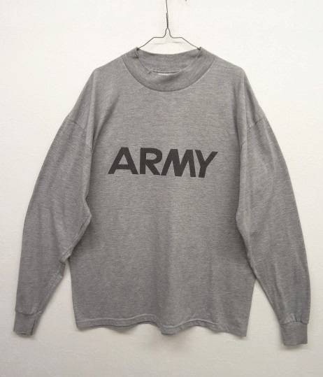 画像: 90'S アメリカ軍 US ARMY リフレクタープリント モックネック ロンT (VINTAGE) 「T-Shirt」 入荷しました。