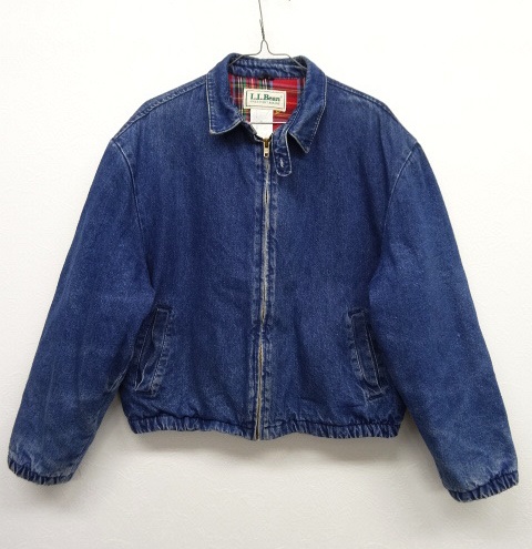 画像: 80'S L.L.Bean チンスト付き デニム ドリズラージャケット USA製 (VINTAGE) 「Jacket」 入荷しました。