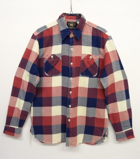 画像: RRL マチ付き ワークシャツ トリコロールチェック (NEW) 「L/S Shirt」 入荷しました。