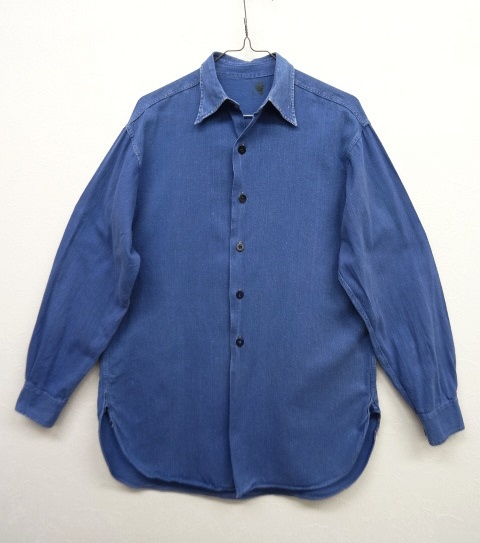 画像: フレンチ ワーク マチ付き 長袖シャツ (VINTAGE) 「L/S Shirt」 入荷しました。