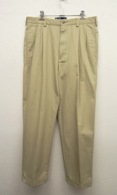 画像: 90'S RALPH LAUREN ツープリーツ チノパンツ (USED) 「Bottom」 入荷しました。