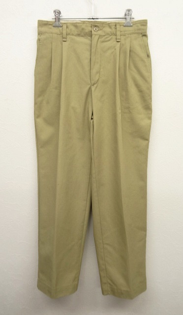 画像: RED KAP ツープリーツ ワークパンツ BEIGE W30 (USED) 「Bottoms」 入荷しました。