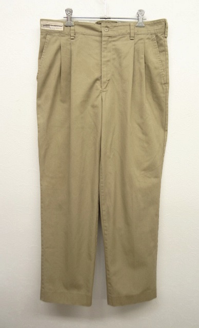 画像: RED KAP ツープリーツ ワークパンツ BEIGE W34 (USED) 「Bottoms」 入荷しました。
