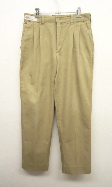 画像: RED KAP ツープリーツ ワークパンツ BEIGE W31 (USED) 「Bottoms」 入荷しました。