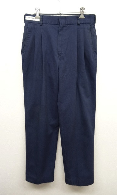 画像: RED KAP ツープリーツ ワークパンツ NAVY W31 (USED) 「Bottoms」 入荷しました。