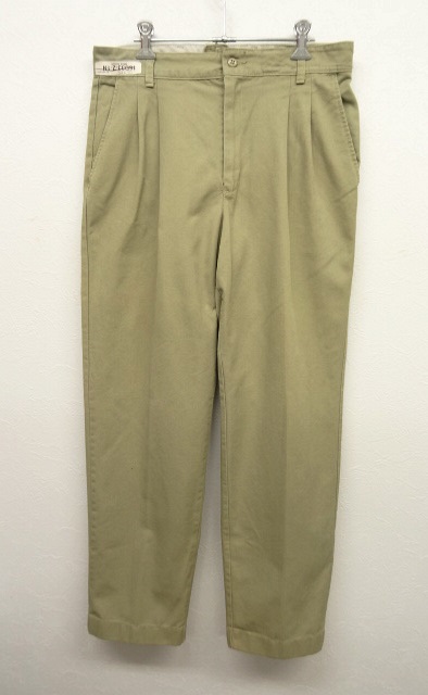画像: RED KAP ツープリーツ ワークパンツ BEIGE W32 (USED) 「Bottoms」 入荷しました。
