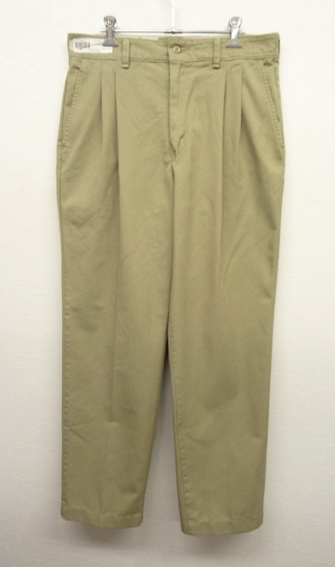 画像: RED KAP ツープリーツ ワークパンツ BEIGE W33 (USED) 「Bottoms」 入荷しました。